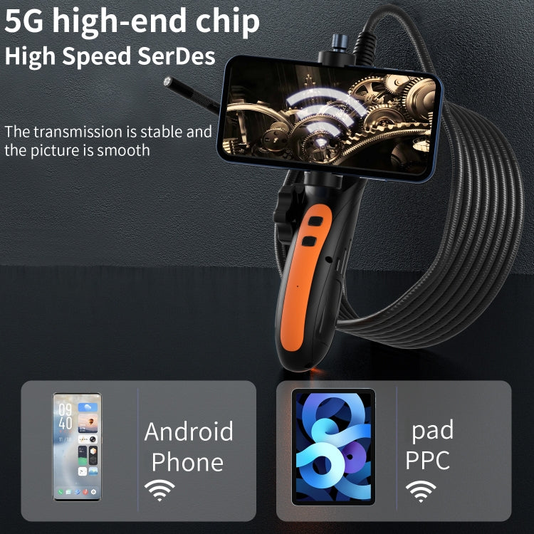 F180 8mm Lens 360 degree Free Spins Automotive Repair Endoscope, Spec:1m Rigid Tube -  by PMC TechLife | Online Shopping South Africa | PMC TechLife | Buy Now Pay Later Mobicred