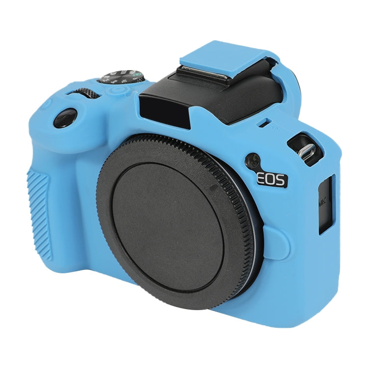 For Canon EOS R50 Soft Silicone Protective Case(Dark Blue) - Protective Case by PMC Jewellery | Online Shopping South Africa | PMC Jewellery