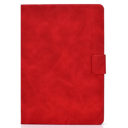 For iPad Pro 11 2024 Cowhide Texture Leather Smart Tablet Case(Red) - iPad Pro 11 2024 Cases by PMC Jewellery | Online Shopping South Africa | PMC Jewellery | Buy Now Pay Later Mobicred