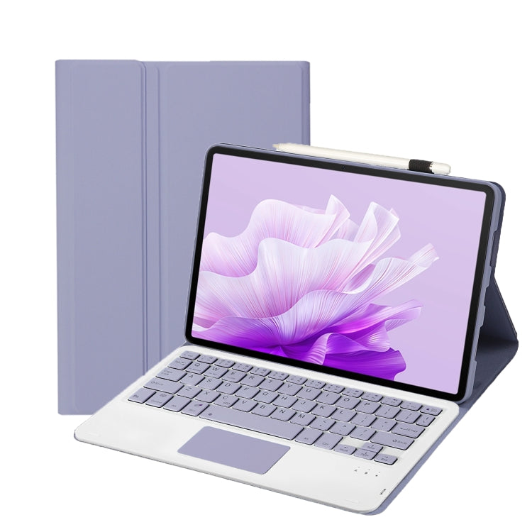 For Huawei MatePad 11.5 2023 AH17-A Lambskin Texture Ultra-thin Detachable Bluetooth Keyboard Leather Case with Touchpad(Purple) - free shipping - PMC TechLife - Order now!