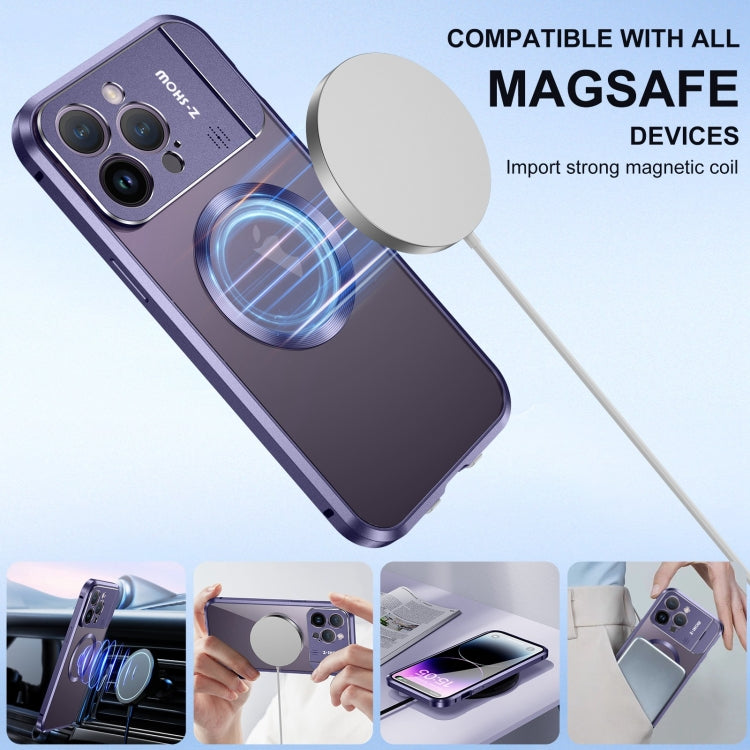 For iPhone 15 Aromatherapy Holder Single-sided MagSafe Magnetic Phone Case(Black) - iPhone 15 Cases by PMc TechLife | Online Shopping South Africa | PMc TechLife | Buy Now Pay Later Mobicred