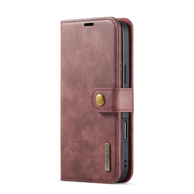 For iPhone 16 Pro Max DG.MING Crazy Horse Texture Detachable Magnetic Leather Phone Case(Red) - iPhone 16 Pro Max Cases by DG.MING | Online Shopping South Africa | PMC Jewellery | Buy Now Pay Later Mobicred