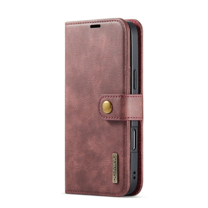 For iPhone 16 Pro DG.MING Crazy Horse Texture Detachable Magnetic Leather Phone Case(Red) - iPhone 16 Pro Cases by DG.MING | Online Shopping South Africa | PMC Jewellery | Buy Now Pay Later Mobicred