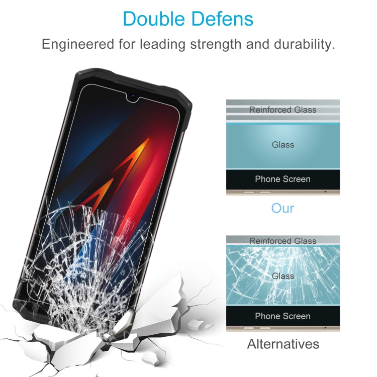 For DOOGEE S Punk 50pcs 0.26mm 9H 2.5D Tempered Glass Film - For Doogee by PMC TechLife | Online Shopping South Africa | PMC TechLife | Buy Now Pay Later Mobicred