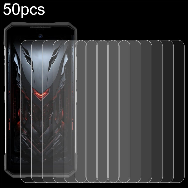 For DOOGEE S200 / S200X 50pcs 0.26mm 9H 2.5D Tempered Glass Film - For Doogee by PMC TechLife | Online Shopping South Africa | PMC TechLife | Buy Now Pay Later Mobicred
