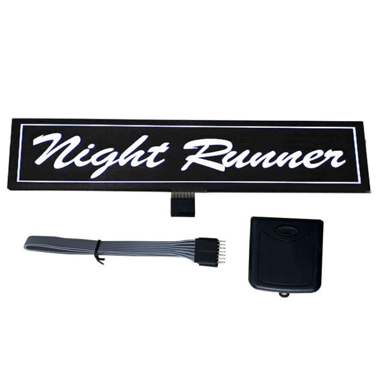 EL Luminous Car Stickers Cold Light Car Stickers Car Luminous Pattern Decoration(Night Runner) - Decorative Sticker by PMC TechLife | Online Shopping South Africa | PMC TechLife | Buy Now Pay Later Mobicred