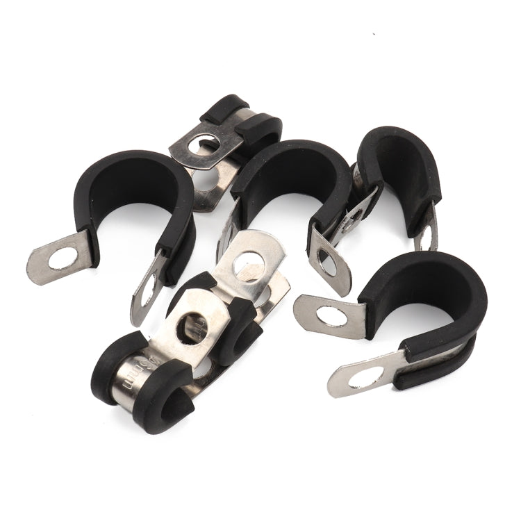 47 PCS Car Rubber Cushion Pipe Clamps Stainless Steel Clamps - Booster Cable & Clip by PMC Jewellery | Online Shopping South Africa | PMC Jewellery | Buy Now Pay Later Mobicred