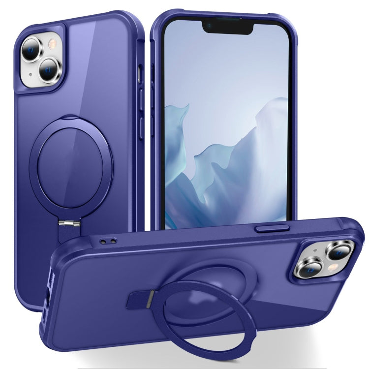 For iPhone 15 MagSafe Magnetic Holder Phone Case(Klein Blue) - iPhone 15 Cases by PMC Jewellery | Online Shopping South Africa | PMC Jewellery