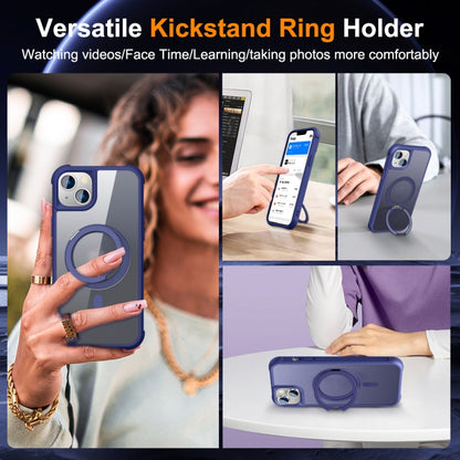 For iPhone 15 MagSafe Magnetic Rotating Holder Phone Case(Klein Blue) - iPhone 15 Cases by PMC Jewellery | Online Shopping South Africa | PMC Jewellery