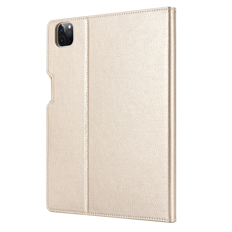 For iPad Pro 11 inch (2020) GEBEI PU+TPU Horizontal Flip Protective Tablet Case with Holder & Card Slots(Gold) - free shipping - PMc TechLife - Order now!