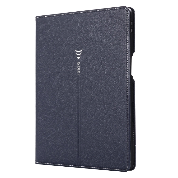 For iPad Pro 11 inch (2020) GEBEI PU+TPU Horizontal Flip Protective Tablet Case with Holder & Card Slots(Blue) - free shipping - PMc TechLife - Order now!