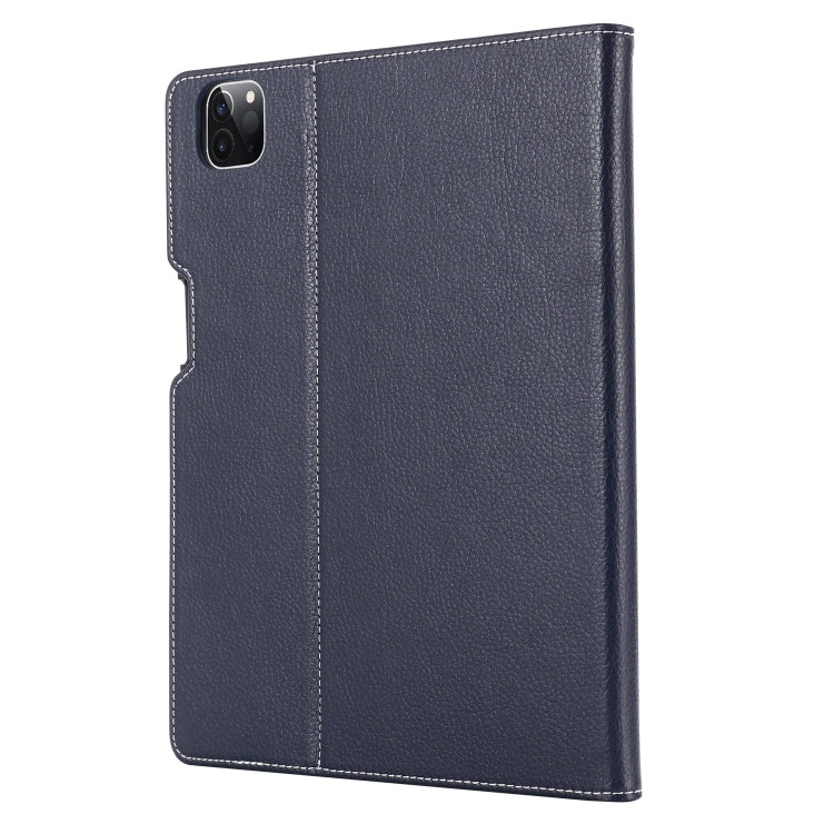For iPad Pro 11 inch (2020) GEBEI PU+TPU Horizontal Flip Protective Tablet Case with Holder & Card Slots(Blue) - free shipping - PMc TechLife - Order now!