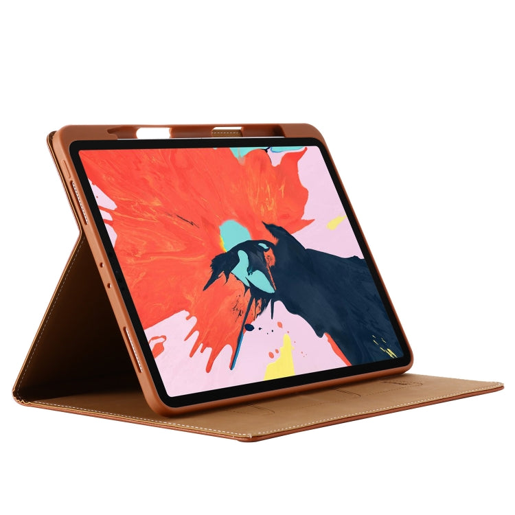 For iPad Pro 11 inch (2020) GEBEI PU+TPU Horizontal Flip Protective Tablet Case with Holder & Card Slots(Blue) - free shipping - PMc TechLife - Order now!