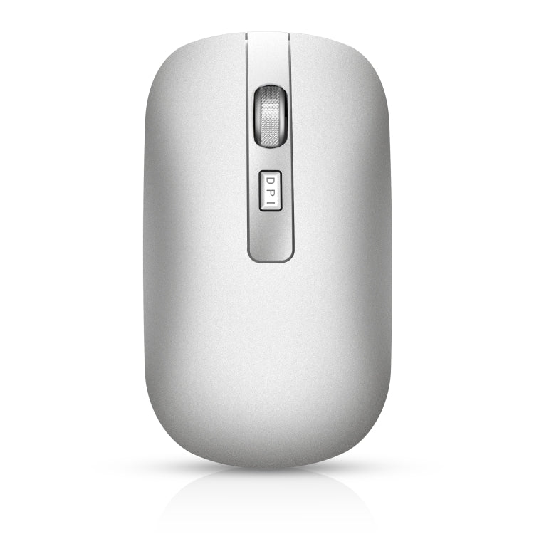 HXSJ M50 2.4GHZ 800,1200,1600dpi Three Gear Adjustment Dual-mode Wireless Mouse USB + Bluetooth 5.1 Rechargeable(Silver) - Wireless Mice by HXSJ | Online Shopping South Africa | PMC Jewellery | Buy Now Pay Later Mobicred