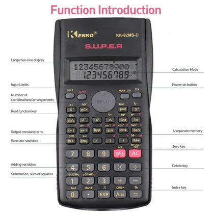 Multifunctional Scientific Function Calculator Middle School Student Exam Calculator - Calculator by PMC Jewellery | Online Shopping South Africa | PMC Jewellery