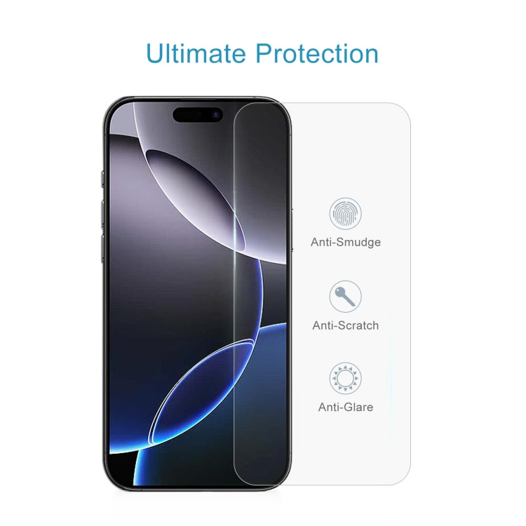 For iPhone 16 Pro Max 50pcs 0.26mm 9H 2.5D Tempered Glass Film - iPhone 16 Pro Max Tempered Glass by PMC Jewellery | Online Shopping South Africa | PMC Jewellery | Buy Now Pay Later Mobicred