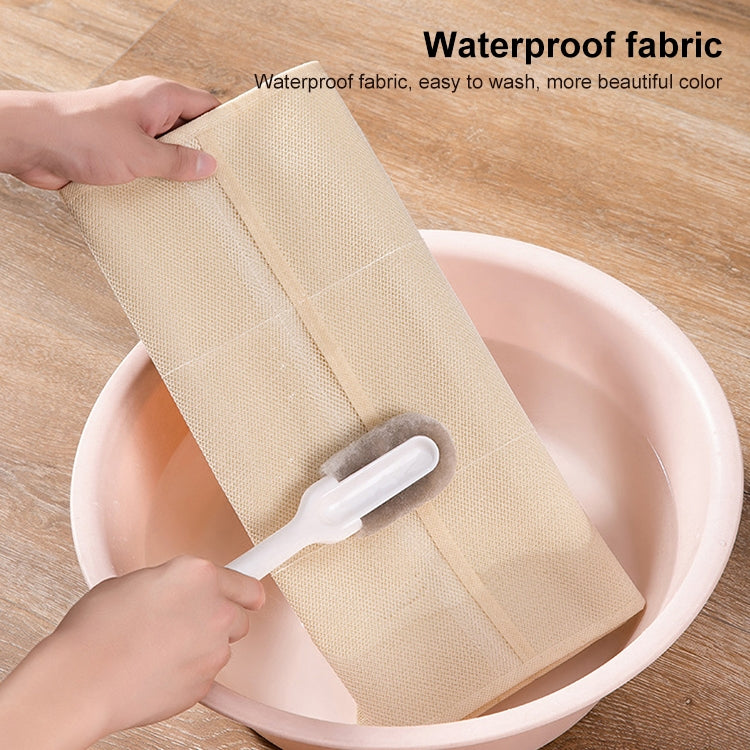 6+6 Grids Underwear Storage Bag Non-woven Double-sided Hanging Storage Bag(Pink) - Storage Bags by PMC TechLife | Online Shopping South Africa | PMC TechLife | Buy Now Pay Later Mobicred