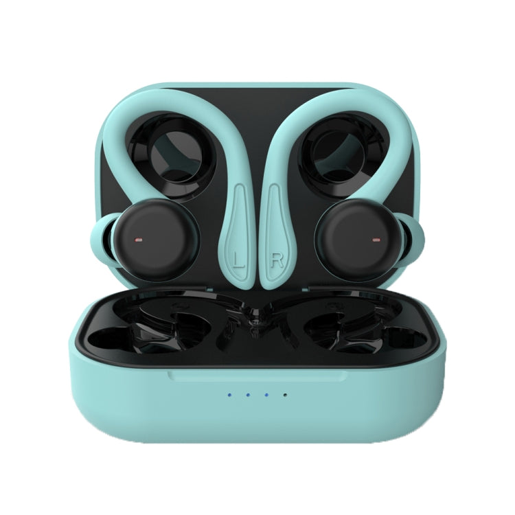 T&G T40 TWS IPX6 Waterproof Hanging Ear Wireless Bluetooth Earphones with Charging Box(Blue) - free shipping - PMC Jewellery - Order now!