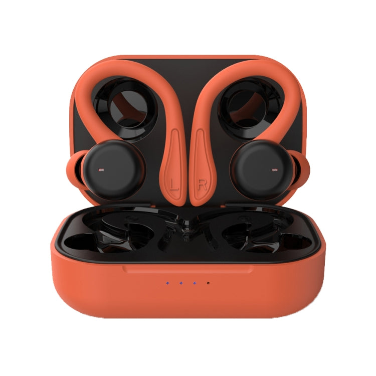 T&G T40 TWS IPX6 Waterproof Hanging Ear Wireless Bluetooth Earphones with Charging Box(Orange) - free shipping - PMC Jewellery - Order now!