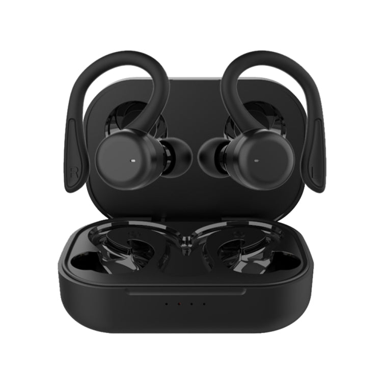 T&G T40 TWS IPX6 Waterproof Hanging Ear Wireless Bluetooth Earphones with Charging Box(Black) - free shipping - PMC Jewellery - Order now!
