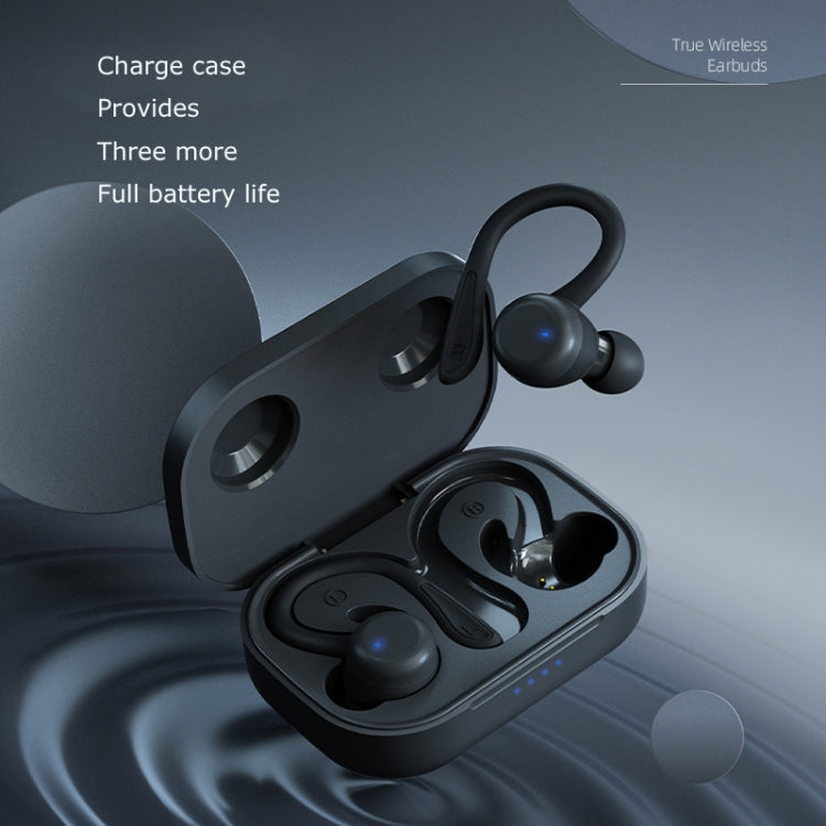 T&G T40 TWS IPX6 Waterproof Hanging Ear Wireless Bluetooth Earphones with Charging Box(Black) - free shipping - PMC Jewellery - Order now!