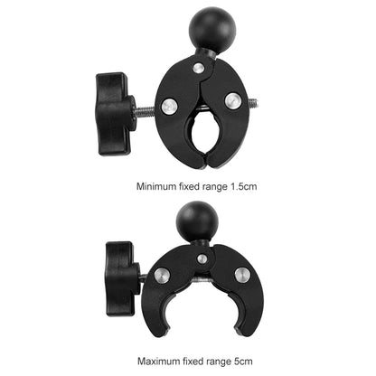 Motorcycle Dual-heads Crabs Clamps Handlebar Fixed Mount, Length:18cm - Mount & Holder by PMC Jewellery | Online Shopping South Africa | PMC Jewellery | Buy Now Pay Later Mobicred