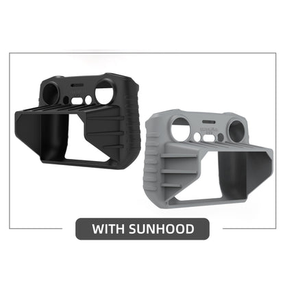 For DJI RC 2 Sunnylife Remote Control Shockproof Anti-scratch Silicone Case with Hood(Grey) - Others by Sunnylife | Online Shopping South Africa | PMC Jewellery | Buy Now Pay Later Mobicred
