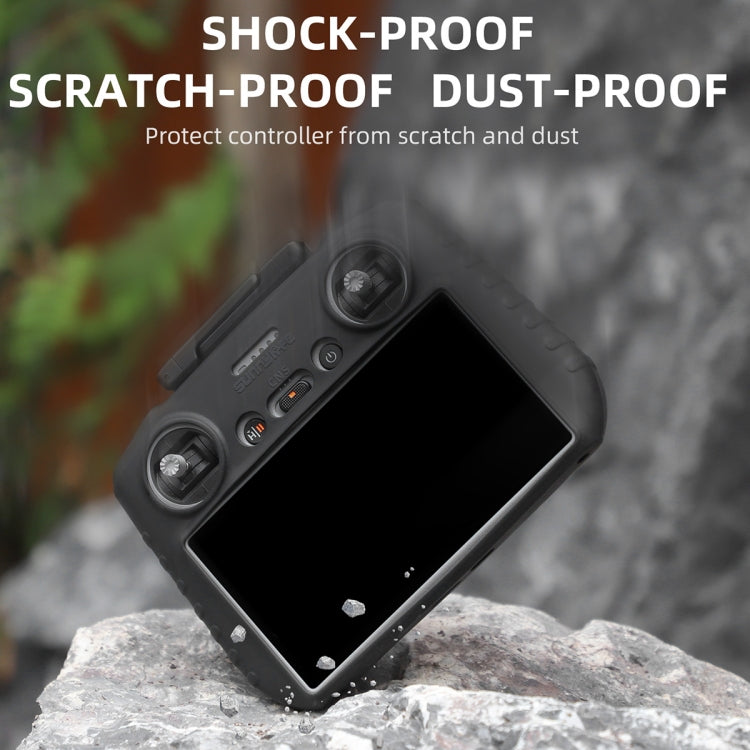 For DJI RC 2 Sunnylife Remote Control Shockproof Anti-scratch Silicone Case(Black) - Others by Sunnylife | Online Shopping South Africa | PMC Jewellery | Buy Now Pay Later Mobicred