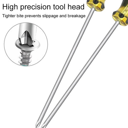 Extended Screwdriver 12 inch Cross-shaped Screwdriver Special Long Magnetic Sewing Machine Machine Repair Screwdriver(Cross) - Screwdriver by PMC Jewellery | Online Shopping South Africa | PMC Jewellery