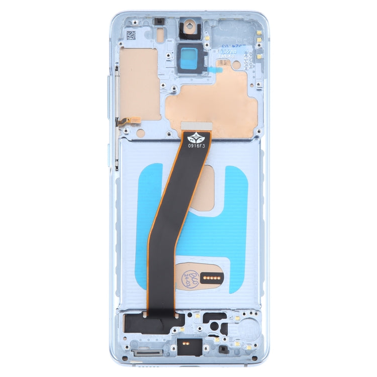 For Samsung Galaxy S20 SM-G980 TFT LCD Screen Digitizer Full Assembly with Frame, Not Supporting Fingerprint Identification(Blue) - free shipping - PMc TechLife - Order now!