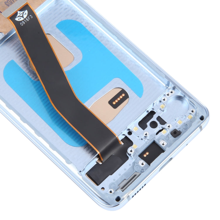 For Samsung Galaxy S20 SM-G980 TFT LCD Screen Digitizer Full Assembly with Frame, Not Supporting Fingerprint Identification(Blue) - free shipping - PMc TechLife - Order now!