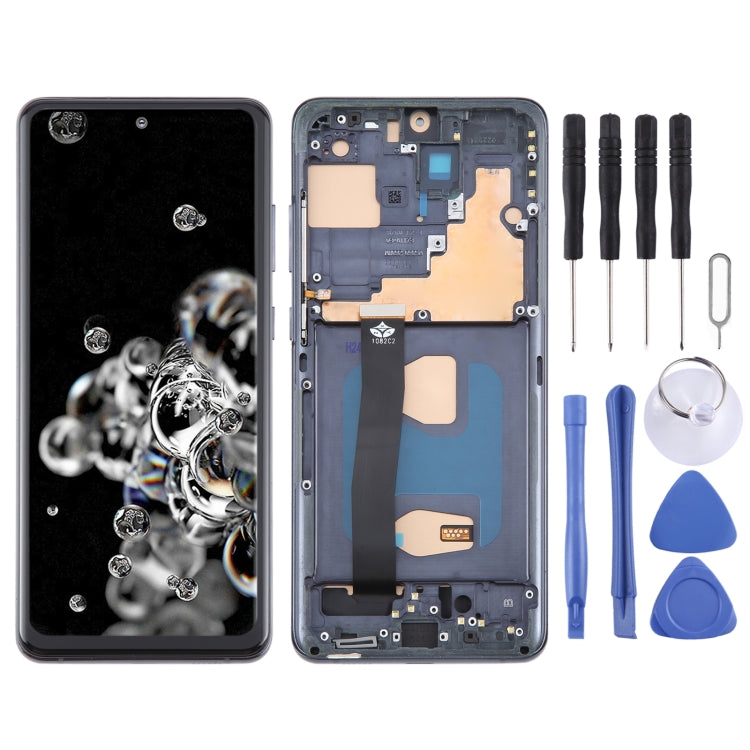 For Samsung Galaxy S20 Ultra 4G/5G SM-G988B TFT LCD Screen Digitizer Full Assembly with Frame, Not Supporting Fingerprint Identification - free shipping - PMc TechLife - Order now!