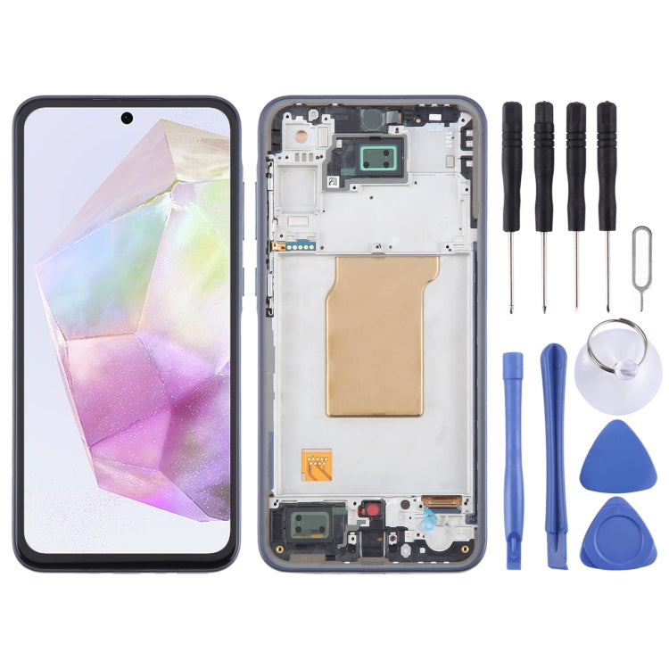 For Samsung Galaxy A35 SM-A356B TFT LCD Screen Digitizer Full Assembly with Frame, Not Supporting Fingerprint Identification - LCD Screen by PMC Jewellery | Online Shopping South Africa | PMC Jewellery | Buy Now Pay Later Mobicred