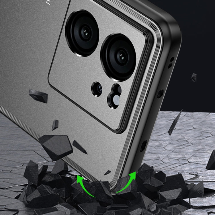 For Xiaomi Redmi K70 Frosted Metal Phone Case(Black) - Xiaomi Cases by PMC Jewellery | Online Shopping South Africa | PMC Jewellery | Buy Now Pay Later Mobicred