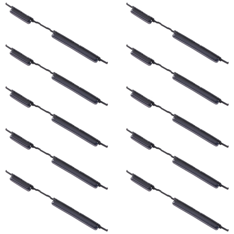For Samsung Galaxy M32 SM-M325 10pcs Power Button + Volume Control Button(Black) - free shipping - PMc TechLife - Order now!