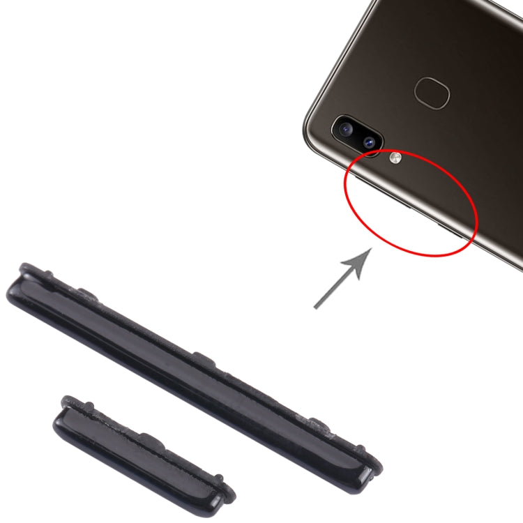 For Samsung Galaxy A30s SM-A307 10pcs Power Button + Volume Control Button(Black) - free shipping - PMc TechLife - Order now!