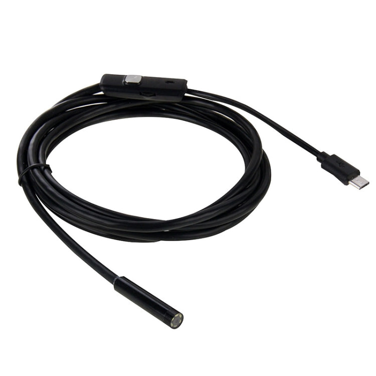 AN97 Waterproof Micro USB Endoscope Hard Tube Inspection Camera for Parts of OTG Function Android Mobile Phone, with 6 LEDs, Lens Diameter:5.5mm(Length: 10m) -  by PMC Jewellery | Online Shopping South Africa | PMC Jewellery | Buy Now Pay Later Mobicred