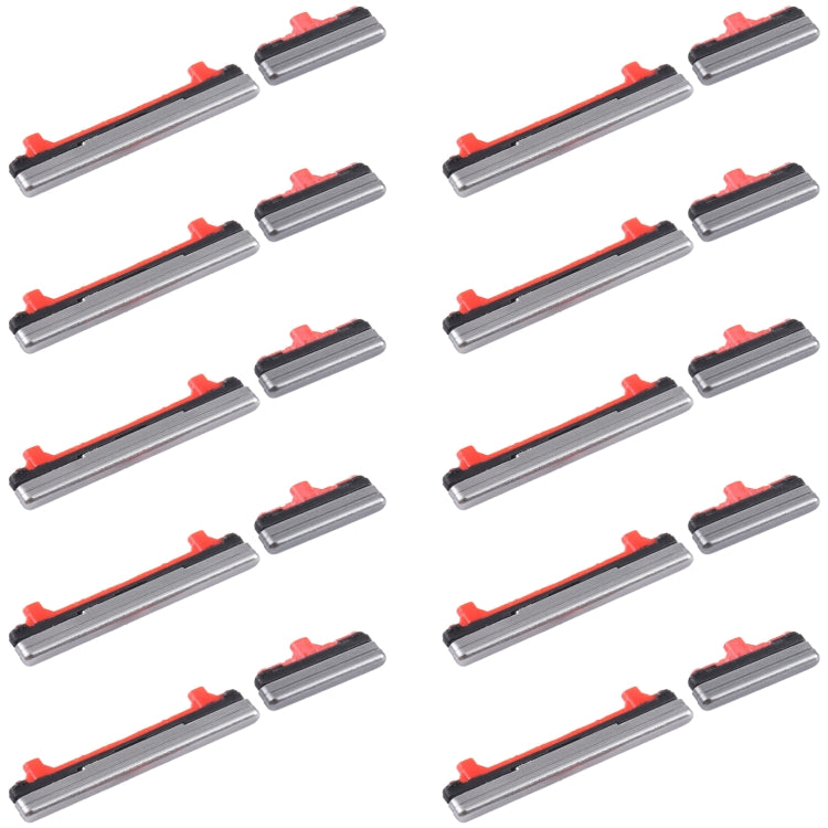 For Samsung Galaxy Note10 Lite SM-N770 10pcs Power Button + Volume Control Button(Grey) - free shipping - PMc TechLife - Order now!