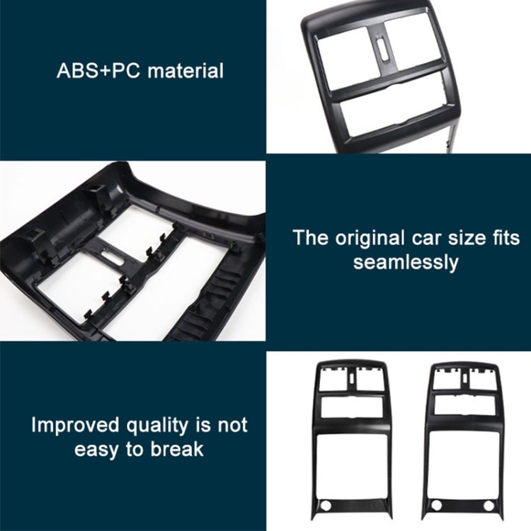 For Mercedes Benz ML320 / GL450 Car Rear Air Conditioner Air Outlet Panel Cover 166 680 7003, Style:Single Hole(Coffee Brown) - Air Conditioning System by PMC TechLife | Online Shopping South Africa | PMC TechLife | Buy Now Pay Later Mobicred