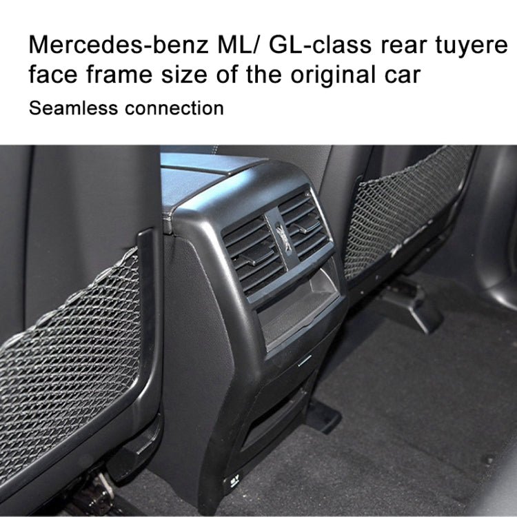 For Mercedes Benz ML320 / GL450 Car Rear Air Conditioner Air Outlet Panel Cover 166 680 7003, Style:Single Hole(Black) - Air Conditioning System by PMC TechLife | Online Shopping South Africa | PMC TechLife | Buy Now Pay Later Mobicred