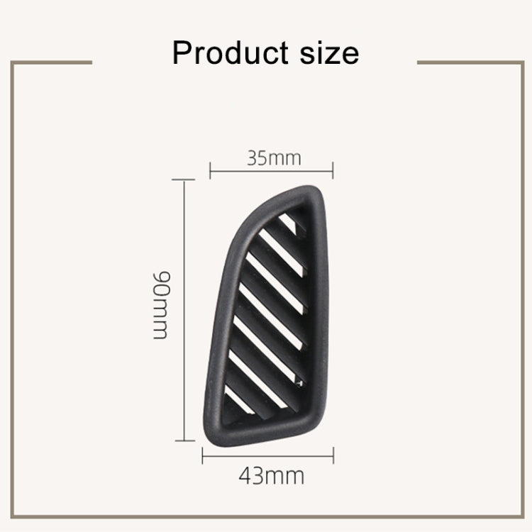 For Mercedes-Benz GLC W253 2016-2022 Car Dashboard Small Air Outlet Air-conditioning Outlet 2536803802, Style:Left Side(Dark Coffee Brown) - Air Conditioning System by PMC TechLife | Online Shopping South Africa | PMC TechLife | Buy Now Pay Later Mobicred