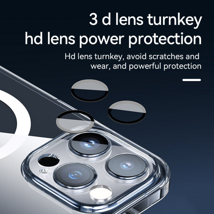 For iPhone 16 SULADA Jingpin Series MagSafe All-inclusive Lens Electroplated TPU Phone Case(Transparent) - free shipping - PMC Jewellery - Order now!