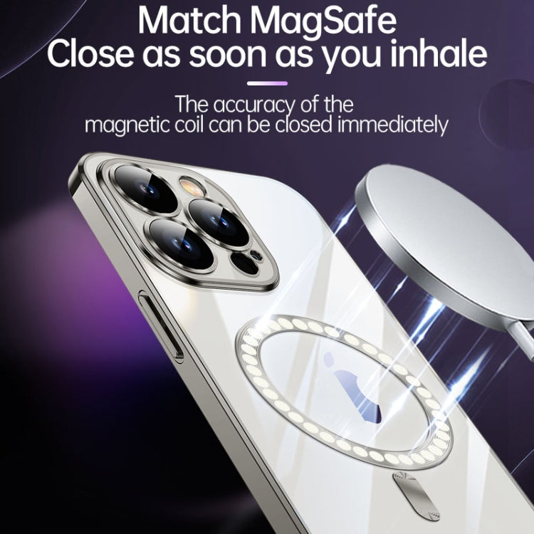 For iPhone 15 Pro SULADA MagSafe Plating TPU Shockproof Phone Soft Case(Black) - iPhone 15 Pro Cases by SULADA | Online Shopping South Africa | PMC TechLife | Buy Now Pay Later Mobicred