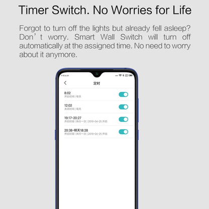 Original Xiaomi Youpin Aqara Smart Wall Switch D1, Single FireWire Three Button Version - Smart Switch by Xiaomi | Online Shopping South Africa | PMC Jewellery | Buy Now Pay Later Mobicred