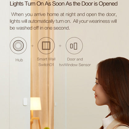 Original Xiaomi Youpin Aqara Smart Wall Switch D1, Single FireWire Three Button Version - Smart Switch by Xiaomi | Online Shopping South Africa | PMC Jewellery | Buy Now Pay Later Mobicred