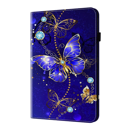 For iPad Air 11 2024 / Pro 11 2022 Crystal Texture Painted Leather Tablet Case(Diamond Butterflies) - iPad Pro 11 (2022/2021) Cases by PMC Jewellery | Online Shopping South Africa | PMC Jewellery | Buy Now Pay Later Mobicred