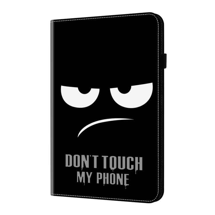 For iPad Air 13 2024 / Pro 12.9 2022 Crystal Texture Painted Leather Tablet Case(Dont Touch My Phone) - iPad Pro 12.9 (2022/2021) Cases by PMC TechLife | Online Shopping South Africa | PMC TechLife | Buy Now Pay Later Mobicred