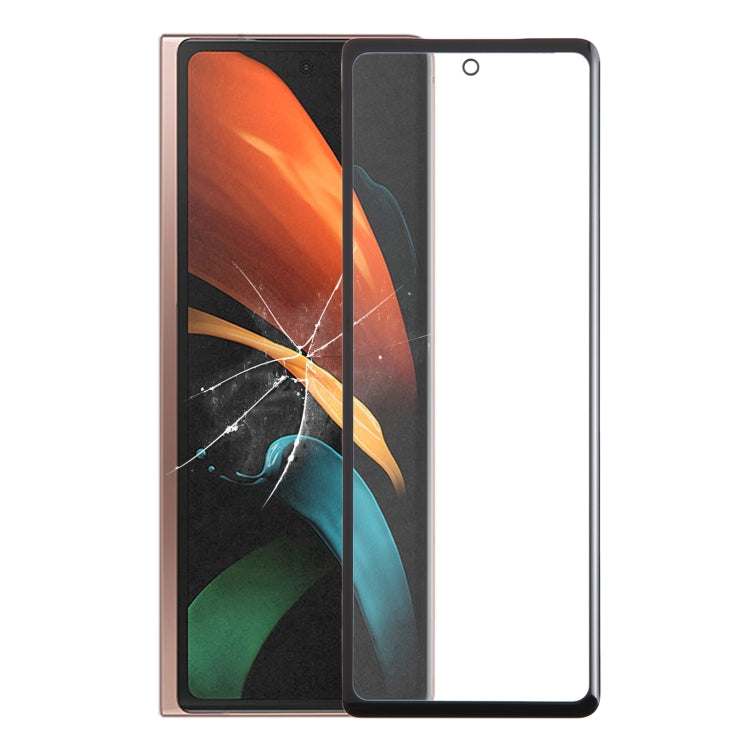 For Samsung Galaxy Z Fold2 SM-F916B/W21 LCD Secondary Screen Outer Glass Lens with OCA Optically Clear Adhesive - free shipping - PMc TechLife - Order now!