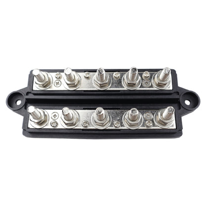 CP-4126 RV / Yacht M8 5-stud Double Row Busbar(Red Black) - Fuse by PMC Jewellery | Online Shopping South Africa | PMC Jewellery | Buy Now Pay Later Mobicred