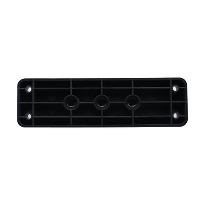 RV 600A High Current Busbar 4-way Straight M10 Wiring Studs(Black) - Fuse by PMC Jewellery | Online Shopping South Africa | PMC Jewellery | Buy Now Pay Later Mobicred